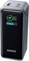 Anker 735 Prime (200W) Powerbank - 20.000 mAh - Voor MacBook/Laptop - Zwart