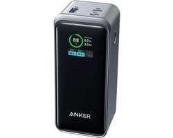 Anker Prime Powerbank 20.000mAh - 200W - 2x 100W USB-C - Snelladen in 75 min - Smart Display - Vliegtuigvriendelijk - ActiveShield 2.0 Veiligheid