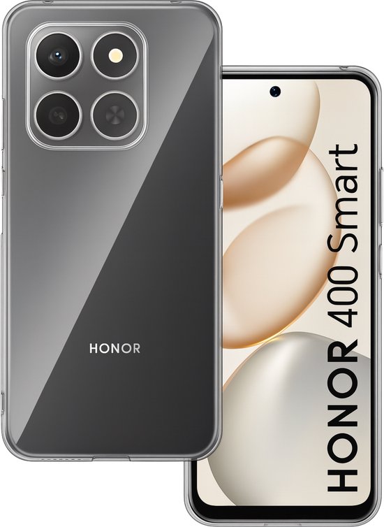 Hoesje geschikt voor Honor 400 Smart backcover Shockproof siliconen Transparant