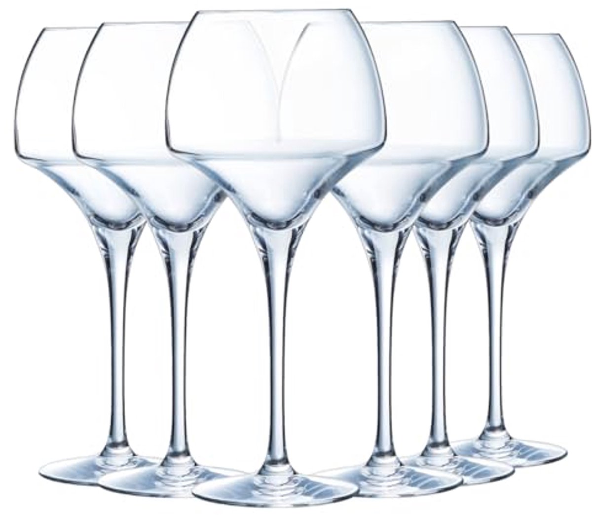 Stijlvol Steelglas 55 cl voor Jonge Wijnen