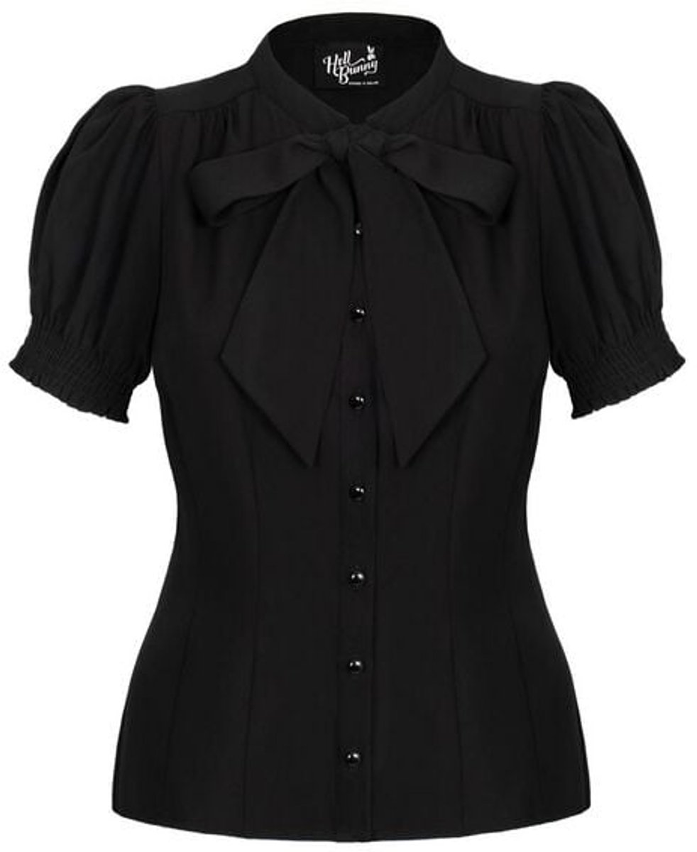 Hell Bunny Turner Blouse Dames Blouse - zwart - M