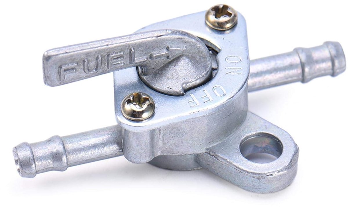 Benzinekraan Tiller Brandstoftank - Brandstofschakelaar- 6 mm benzinekraan Universele generator met uitschakelfunctie voor motorfiets- scooter- bromfiets