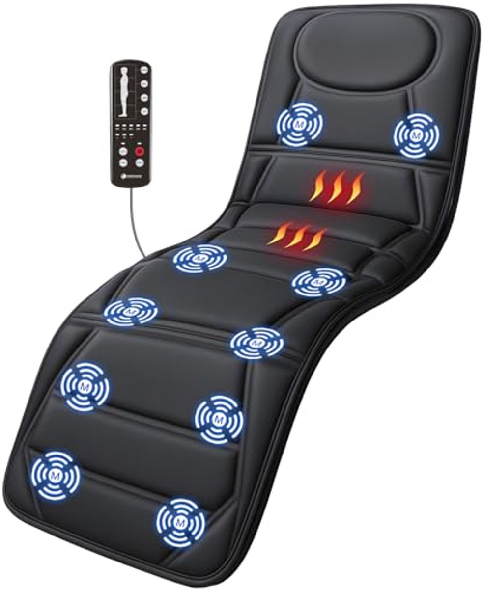 Massagemat voor het hele lichaam met warmte en vibratie