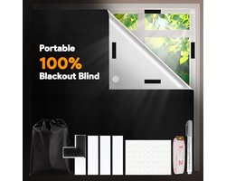 Verduistering voor Dakramen 200 x 148 cm - Zonwering zonder Boren - Hittebescherming en Thermische Folie