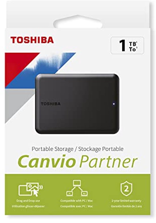 Draagbare 1TB externe HDD - Compacte 2,5 inch USB 3.2 Gen 1 harde schijf voor Mac en Windows — afbeelding 2