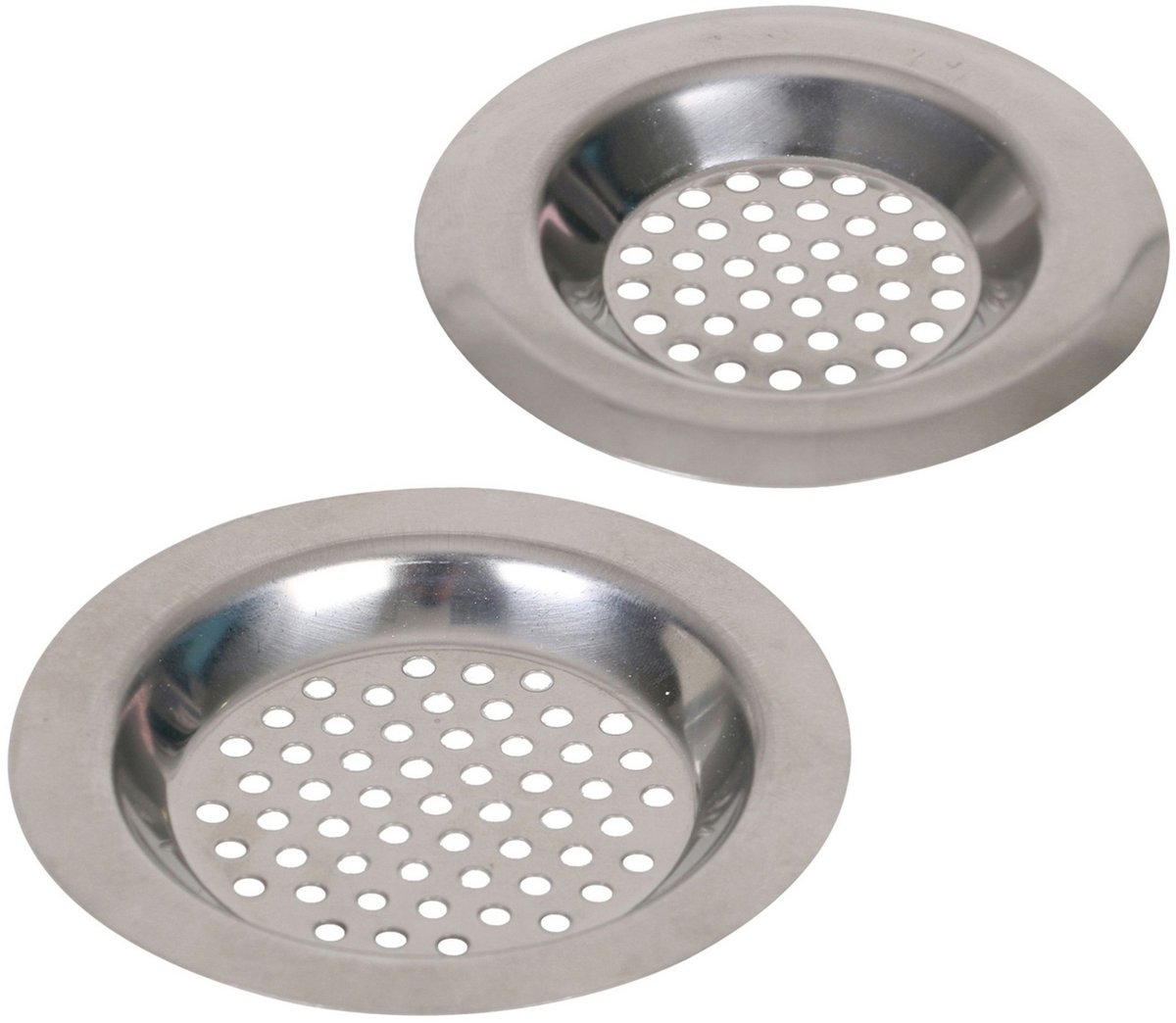 Benson Gootsteenfilters - zeefjes - vuil opvangers - 2x stuks - metaal