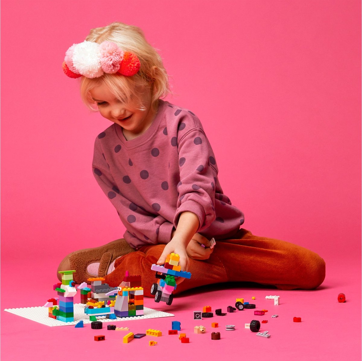 LEGO Classic Witte bouwplaat 32x32 Bouwbord 11026 — afbeelding 6