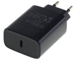 OneOne 20W snellader. Zwarte oplader USB C. PD en Quick Charge lader adapter past op Samsung Galaxy S8, S9, A07, A17, F36, M36, F56, Tab Active 5 Pro, Tab S9, S9 FE, Tab S10 Lite, S10+, S10 FE+, S10 Ultra