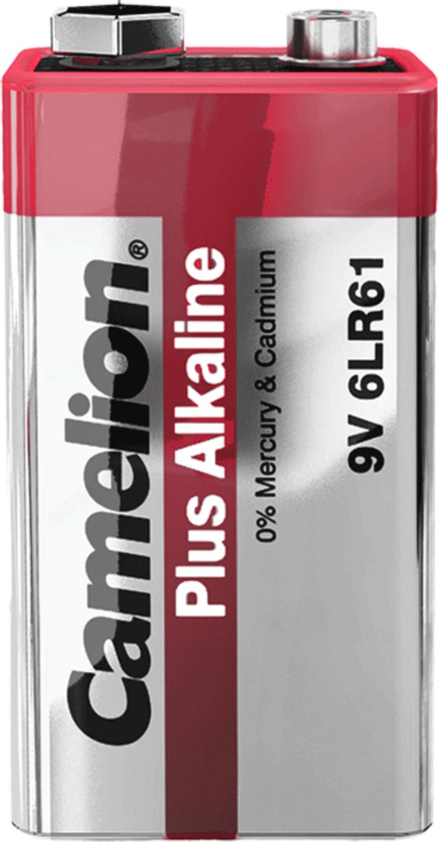 Camelion Plus Alkaline 6LR61 – 9V Blokbatterij – Langdurige Energie – SP1
