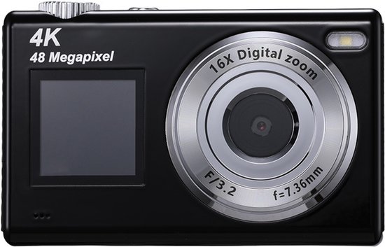 Appareil Photo Compact Numérique 48MP 4K Zoom 16x - Générique Neuf (fabriqué En Chine)
