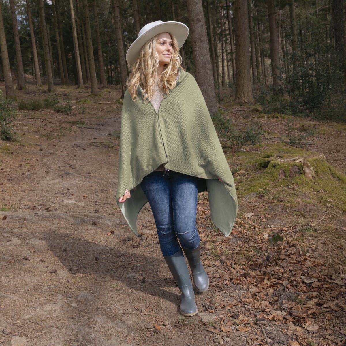 Lanaform - Heat Wrap - Verwarmde Poncho Draagbaar - afbeelding 3