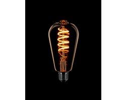 ETH Led Zigbee Spiraal Edison ST64 E27 6W dimtone van 2700k naar 2200k Goud 490L