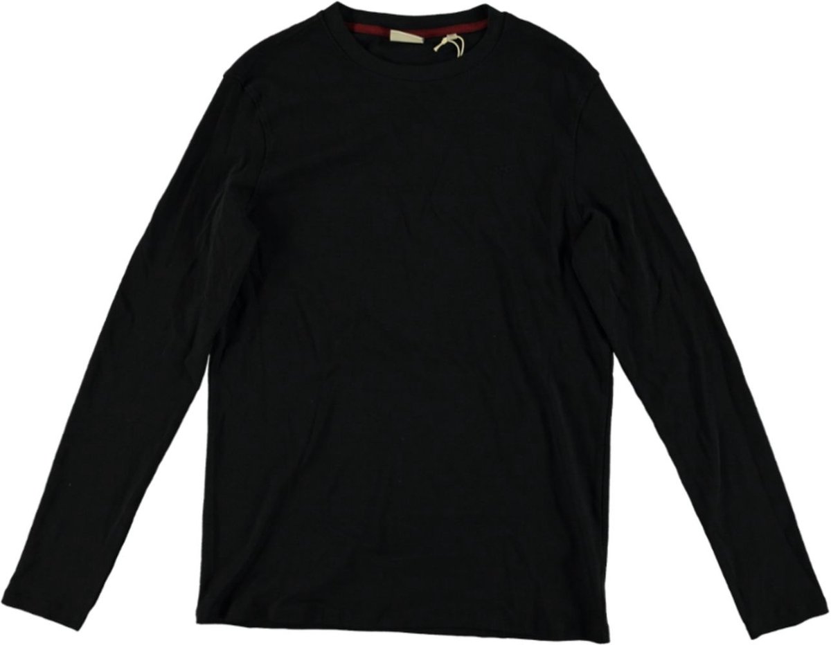 Mustang Heren Longsleeve ARMINTO slim fit Blauw S Ronde Hals Volwassenen