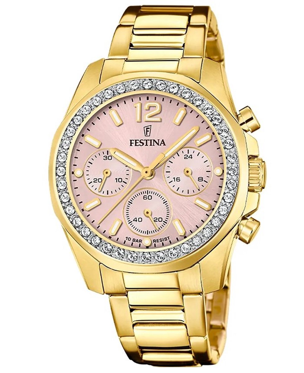 Festina Boyfriend Rainbow Chrono F20609-4 vrouwen horloge