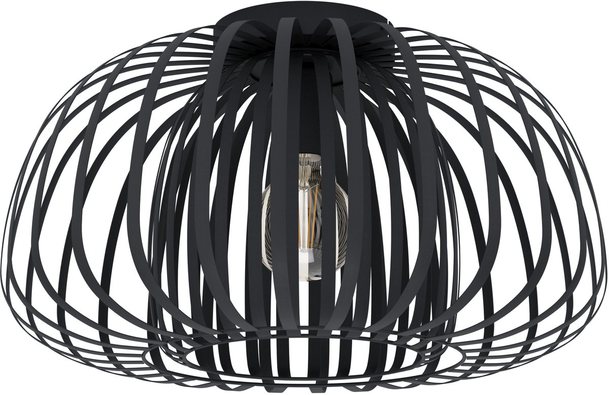 EGLO Encinitos 1 Plafondlamp - E27 - Ø 45 cm - Zwart