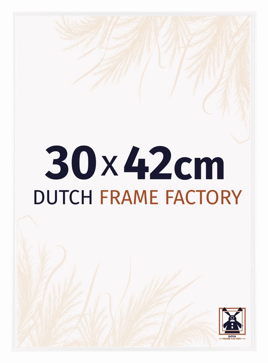 Dutch Frame Factory Fotolijst 30x42 cm - Kunststof - Wit Hoogglans - Easy