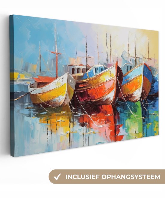 Bateaux - Art - Couleurs - Peinture