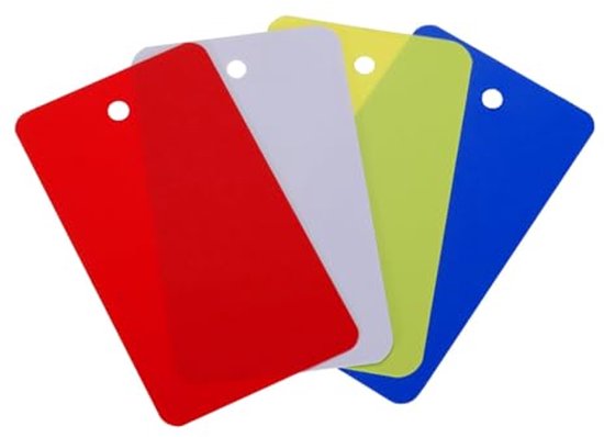 100 stuks plastic verzendlabels met versterkte draad blanco zware
