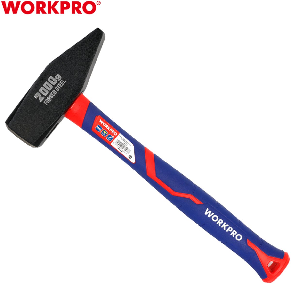 WORKPRO WP241056 Machinistenhamer 1500g – Voor zwaar beitel- en metaalwerk – Professioneel