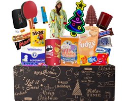 Kerstpakket - Incl. Gadgets & Food t.w.v €100 - Cadeaupakket - Feestpakket - Doos - Voor Mannen & Vrouwen