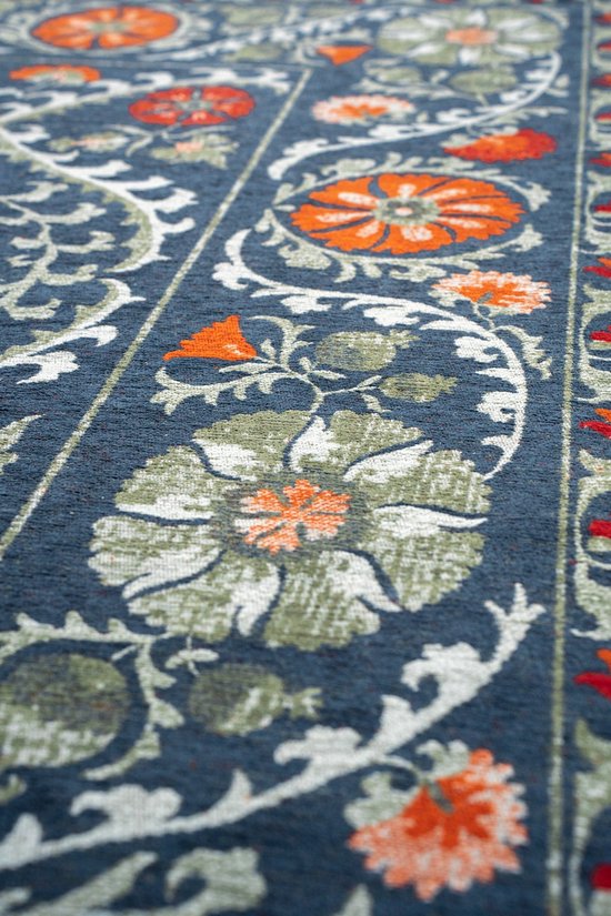 Louis De Poortere vloerkleed Nordic - blauw - 280x390cm