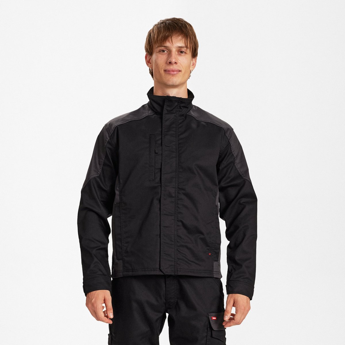Engel Galaxy werkjack met 2-weg stretch 1809-255 - Black / Anthracite Grey - 3XL