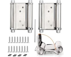 Double Action Spring Hinge Door Tyre Hinge Double Action Spring Hinge Door Tyre Hinge for Salon Café Bar Counter Tilt - ShopVlot