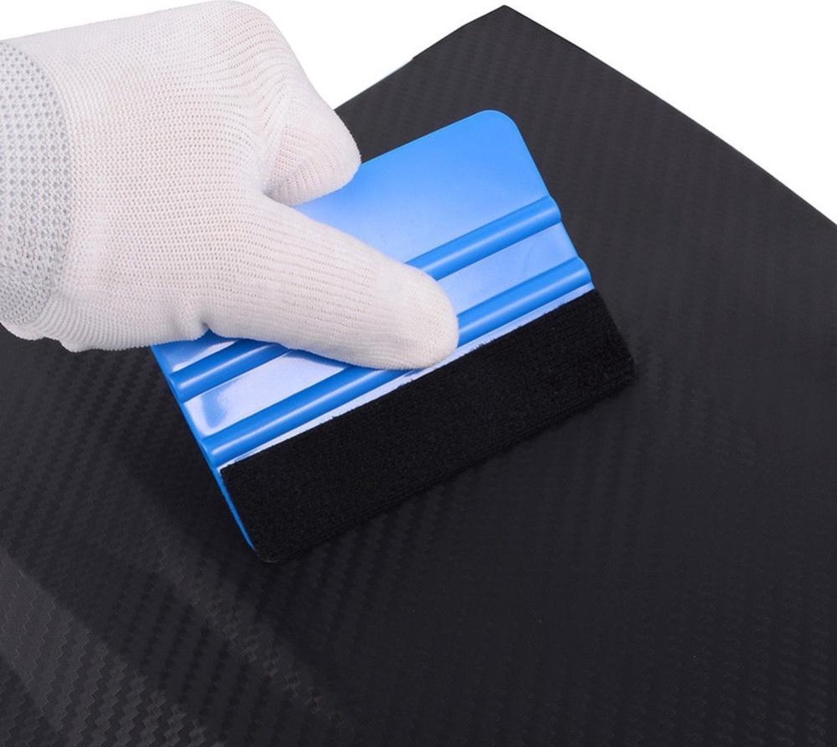 Ulanax - Rakel met vilt | Raamfolie - Car wrap - rakelset wordt Rakel met vilt | Raamfolie - Car wrap - rakelset - blauw