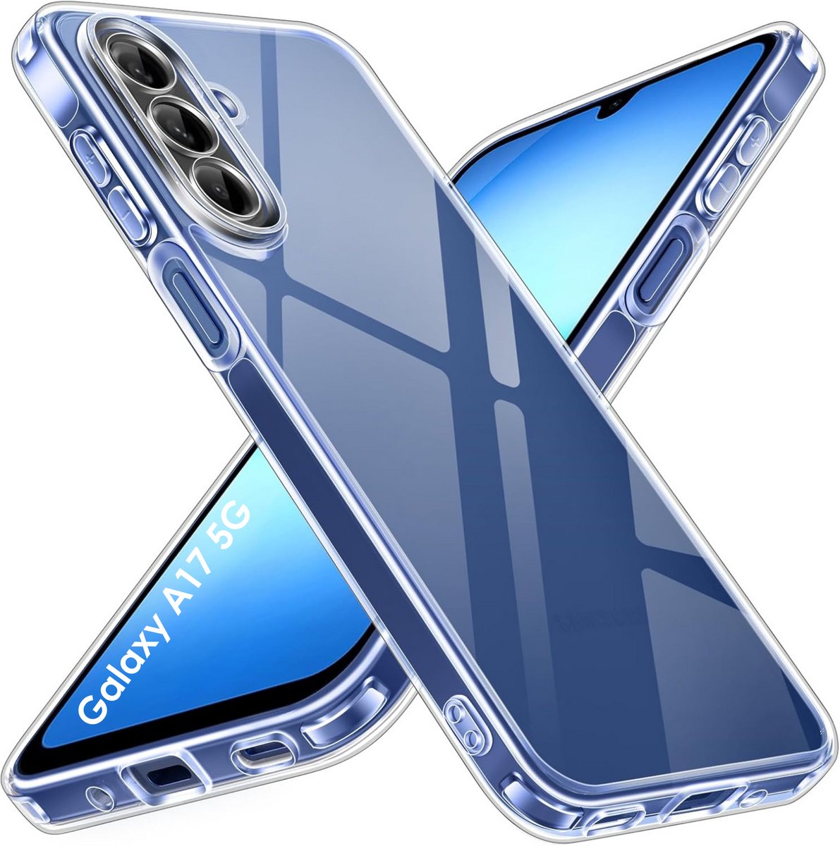Hoesje geschikt voor Samsung Galaxy A17 backcover Shockproof siliconen Transparant