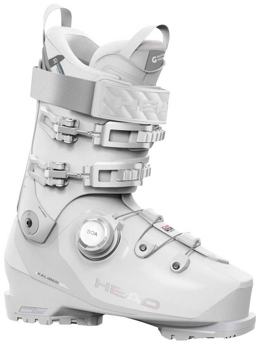 Head Kaliber 95 Mv Gw Boa Alpineskischoenen Voor Dames 25.5 Vrouw Wit