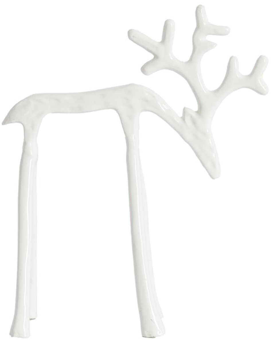 Ornament 17,5x8,5x20 cm DEER crème