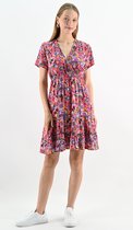 YesMooi - Mini Jurk met Kleurrijke Bloemenprint - M (38)