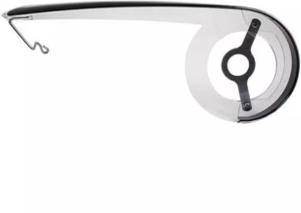 Hesling Kettingscherm Cambio - 28 inch - kunststof - 46T - zwart/transparant