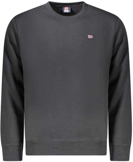 Norway 1963 | Regular fleece crew neck | Sweater | Zwart | XL