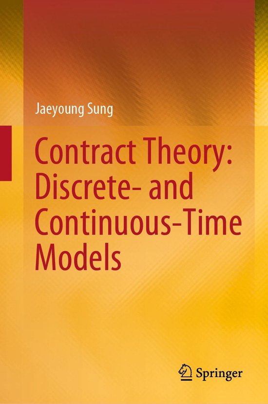Economics and Finance (R0) - Contract Theory: Discrete- and  ... - cover