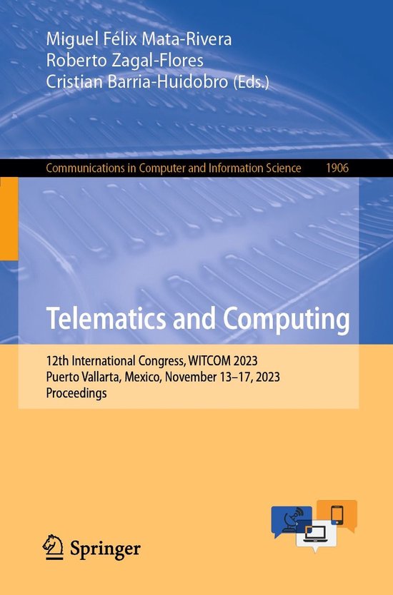 Springer Nature Proceedings Computer Science - Telematics an ... - cover