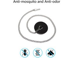 Azomor® Set van twee flexibele afvoerstoppen met bevestigingsketting voor gootsteen en bad