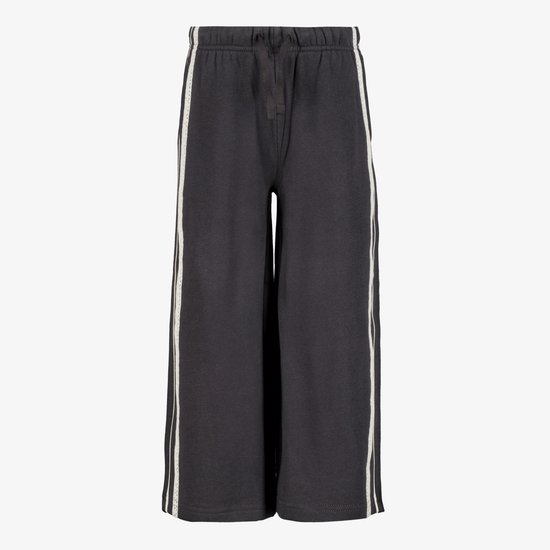 Pantalon large fille TwoDay avec bordure en kanten en gris - Taille 122/128