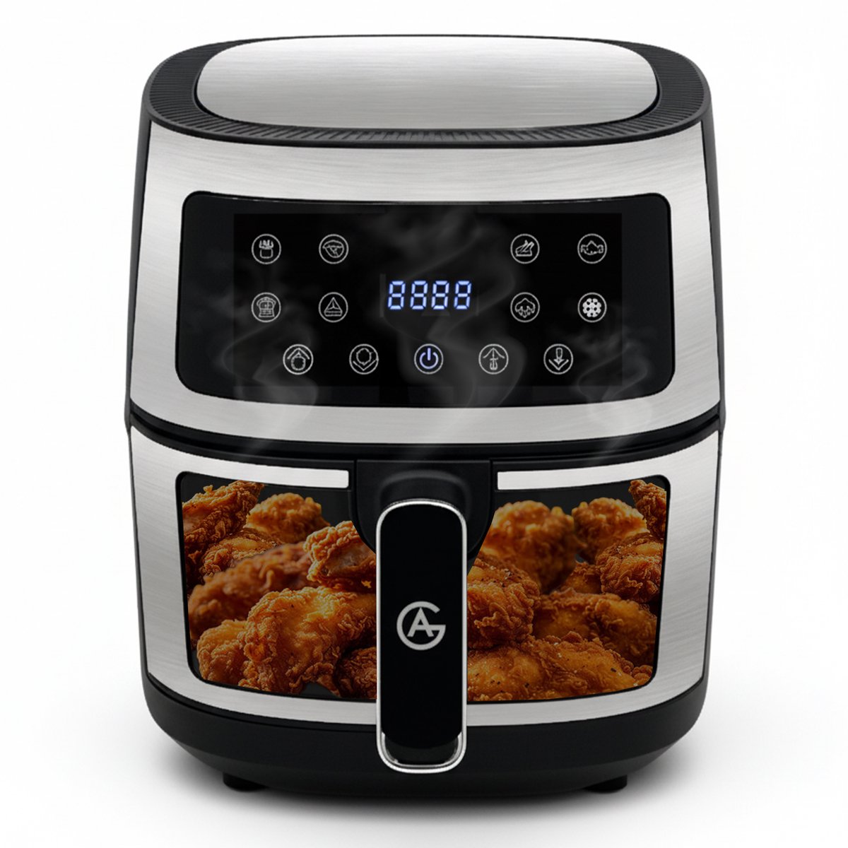 Ag5300 Airfryer XXL Premium Zilver - 5.5L Hete Luchtfriteuse - Ag5300 - €49,99