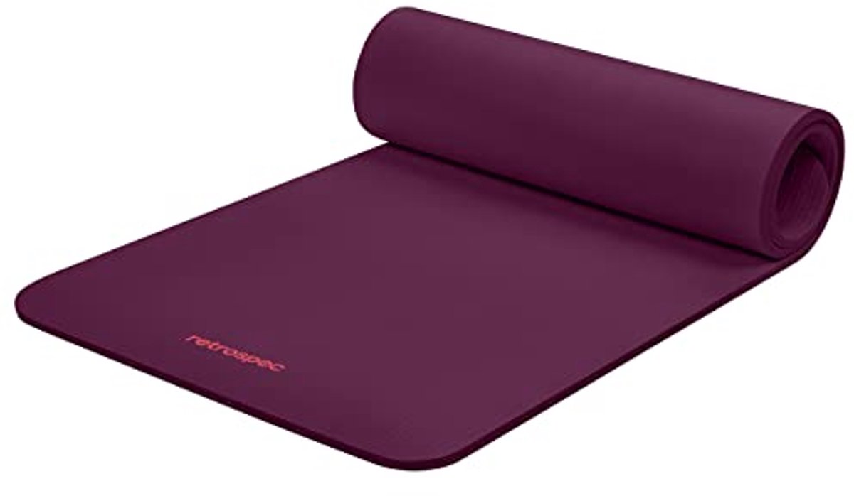 Dik Yoga Mat met Nylon Strap - Antislip Oefenmat voor Yoga, Pilates, en Fitness