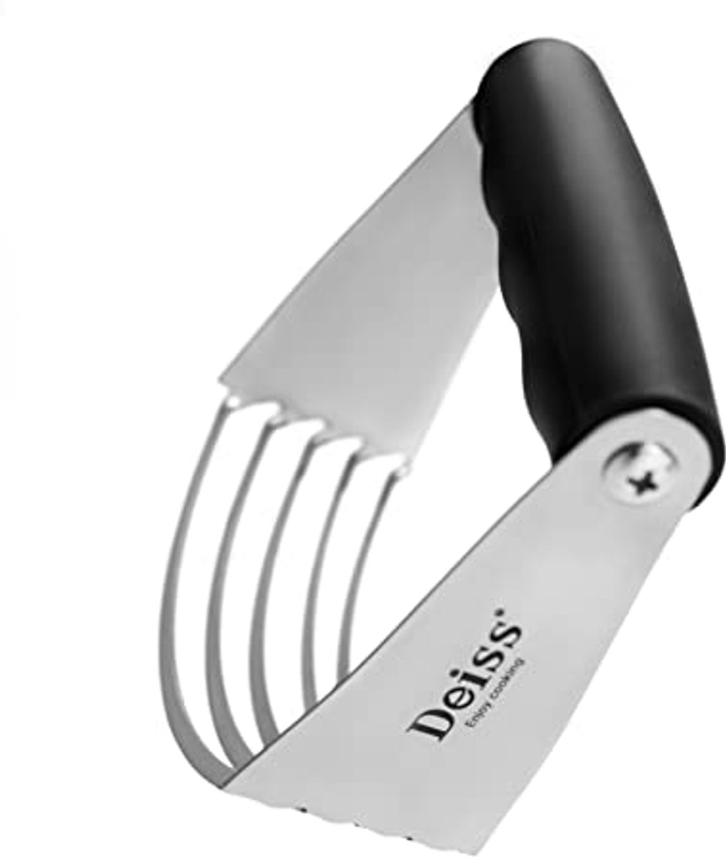 RVS Deegmixeer met Snijder en Antislip Handvat