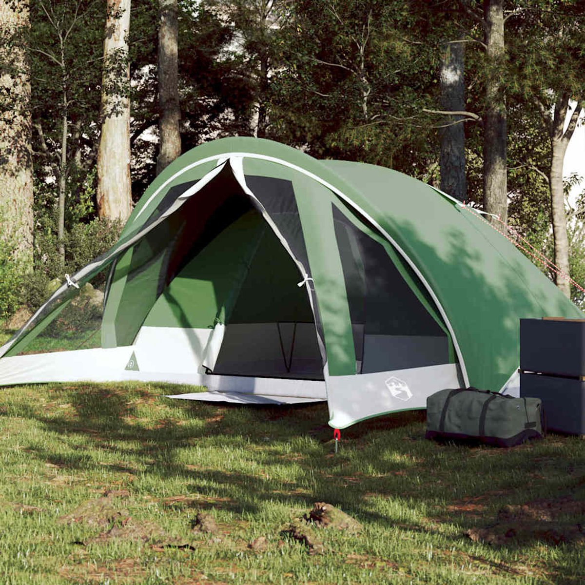 vidaXL - Tent - 4-persoons - waterdicht - groen – foto 2
