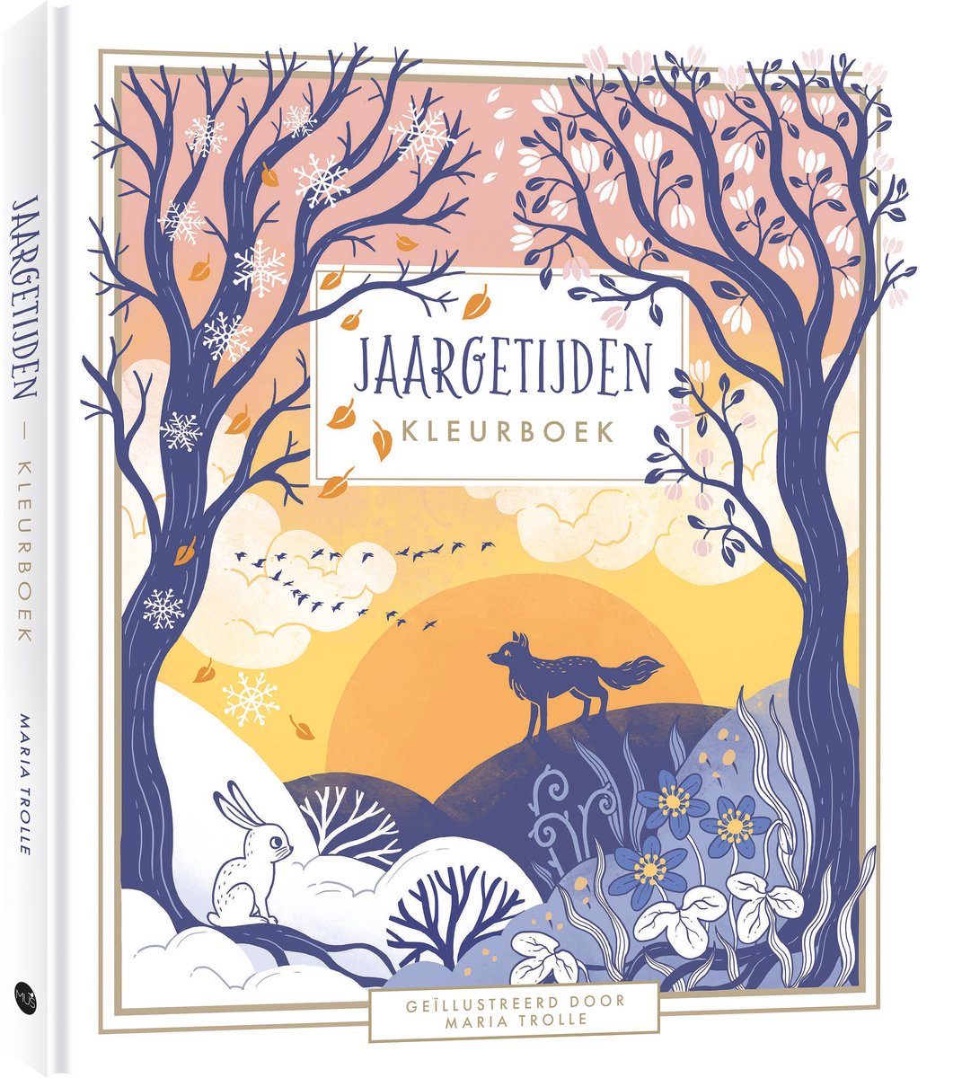 Jaargetijden kleurboek - Maria Trolle - Kleurboek voor volwassenen