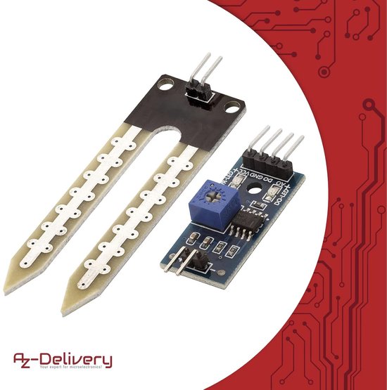 Bodemvochtigheidssensor Hygrometer Module voor Arduino met E-Book | bol