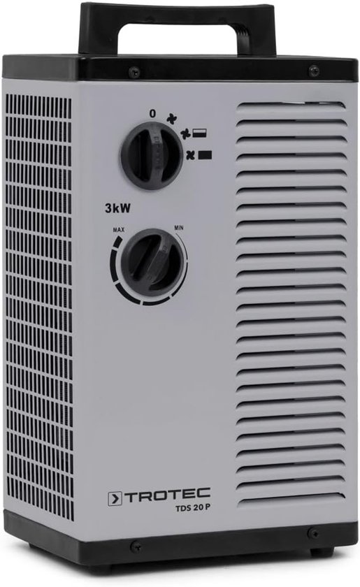 TROTEC TDS 10 P ceramic electric heater up to 2 KW capacity and blows