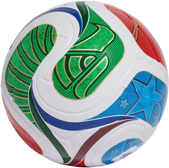 adidas FIFA Club World Cup Pro Voetbal Maat 5 Wit Blauw Rood