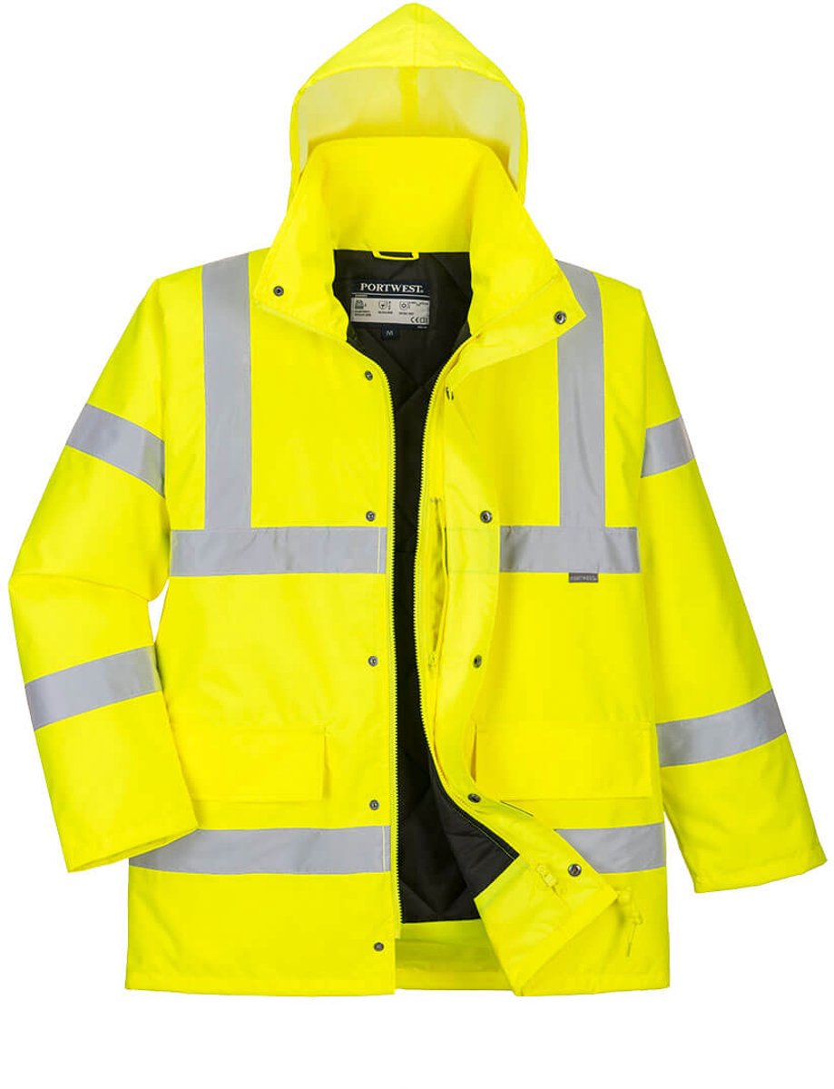 Portwest Hi-Vis Ademend Winter Traffic Jack S461 Geel