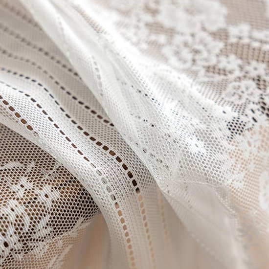 Table Runner - 45x240cm - Exquisite Lace Table Runner voor Bruiloft - Baby Shower - Verjaardagsfeest - Taart Tafel Decoraties — afbeelding 5