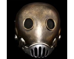 Bronskleurig Gasmasker – Cosplay & Halloween – Sci-Fi Design