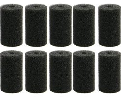 Premium - Aquarium Filter Sponzen 10 Pack voor Fish Tank - Pre-Filter Spons Cartridge - 6x1cm - Verbeterde Waterkwaliteit